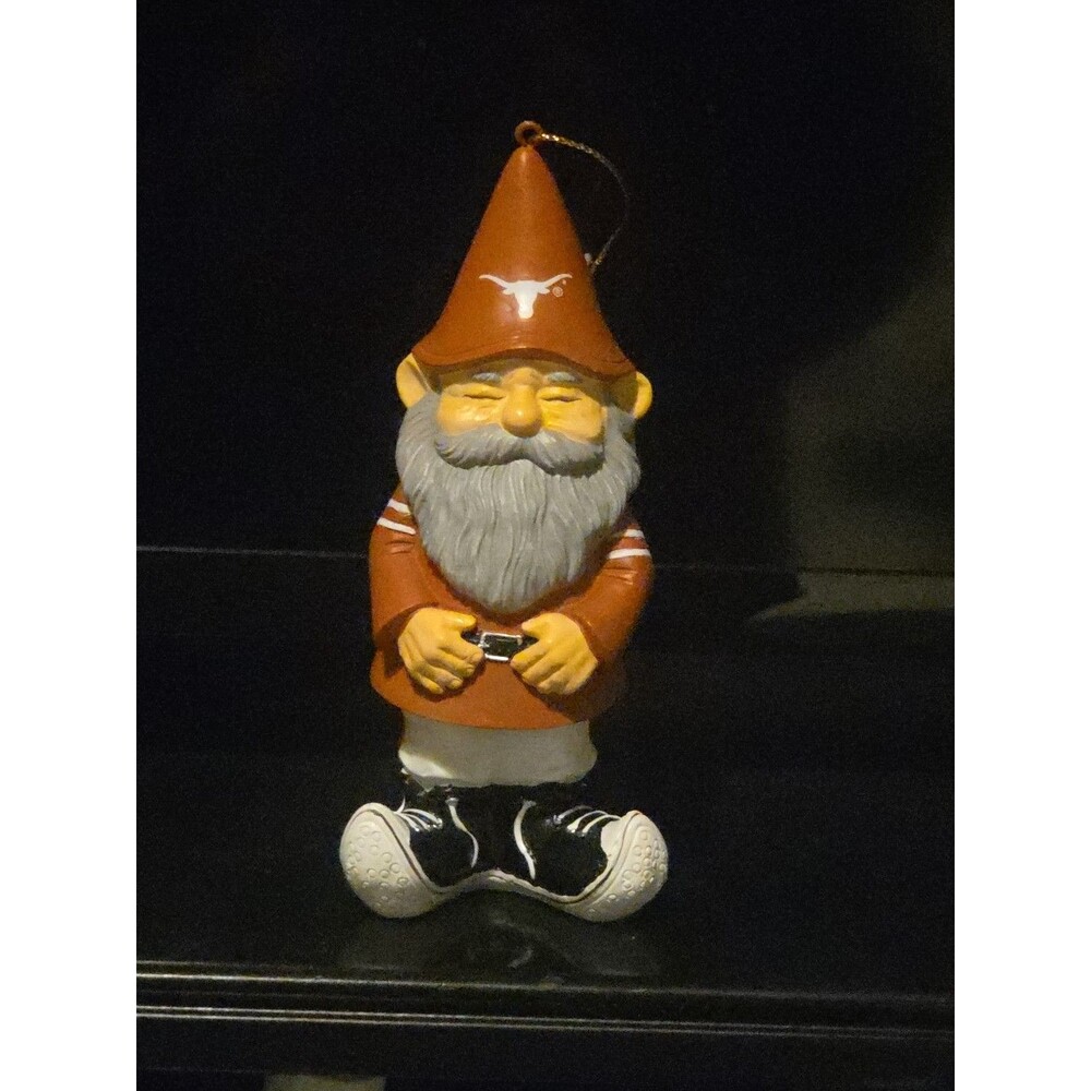 Texas Longhorns Official NCAA Garden Gnome Christmas Ornament Evergreen Ent. 5in